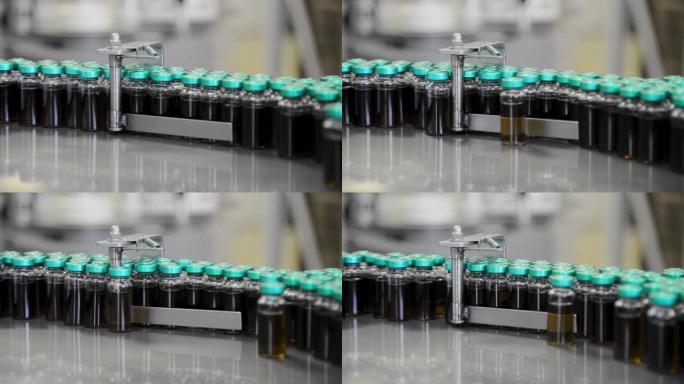 工厂用移动玻璃瓶安瓿生产线输送机