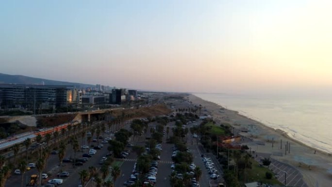 以色列海法上空的景色