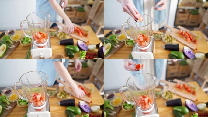 自制蔬菜冰沙食谱健康营养蔬果摄入