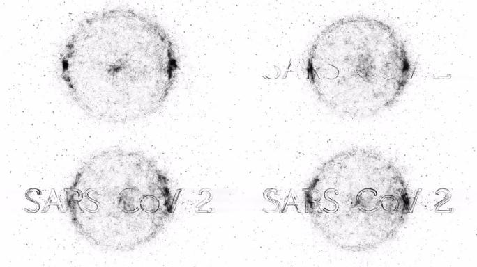 冠状病毒标题动画
