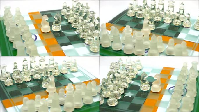 印度和巴基斯坦象棋玻璃作品围棋