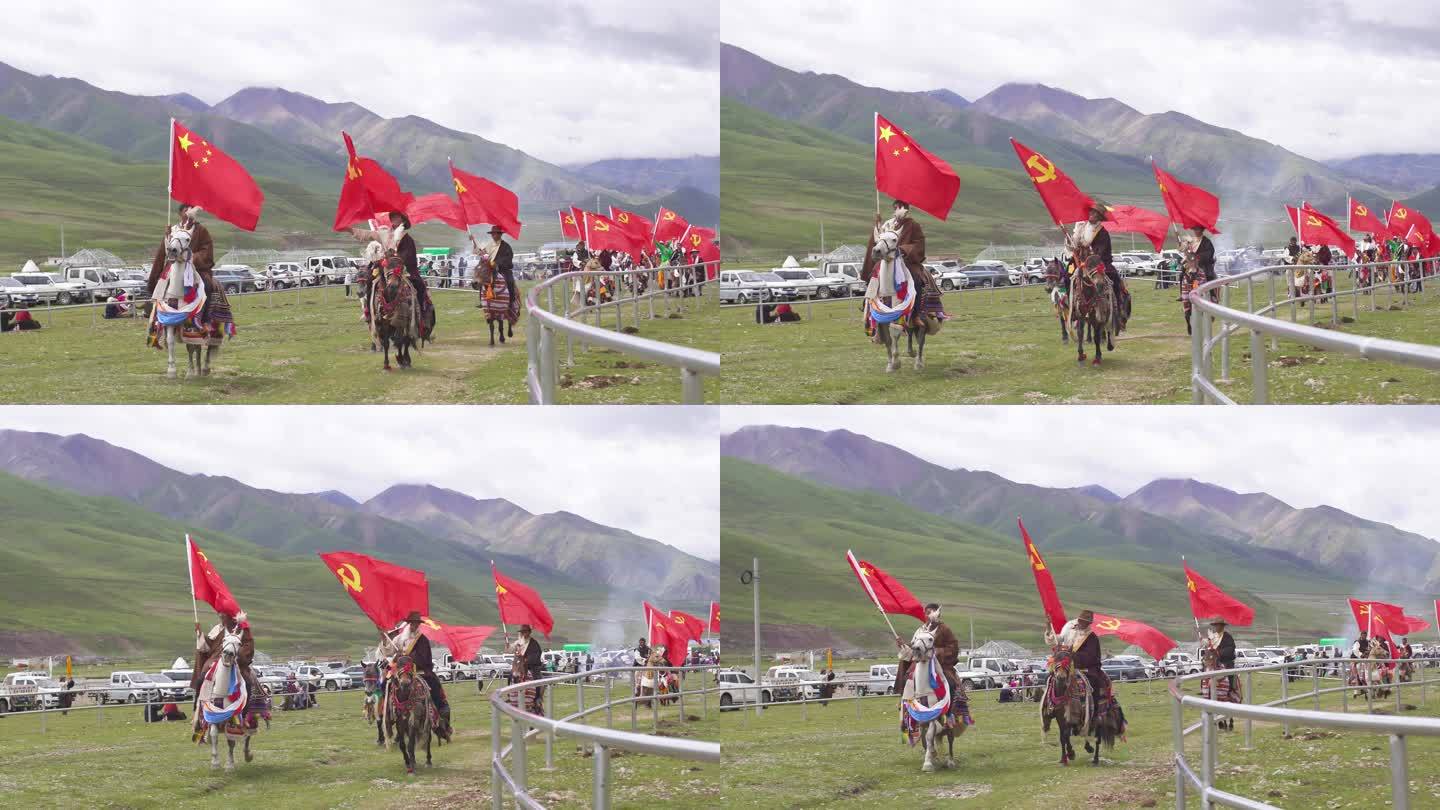 纪录片 草原骑马 草原赛马 小孩骑马