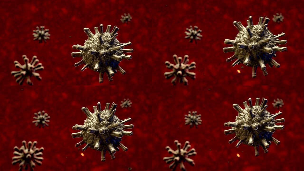 冠状病毒2020-nCov新型冠状病毒冠状病毒负责亚洲流感爆发和冠状病毒流感作为危险流感毒株病例作为