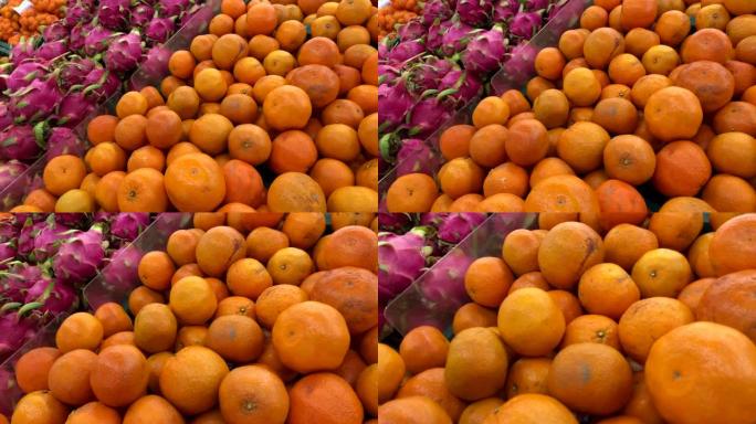 泰国黄橙在市场背景