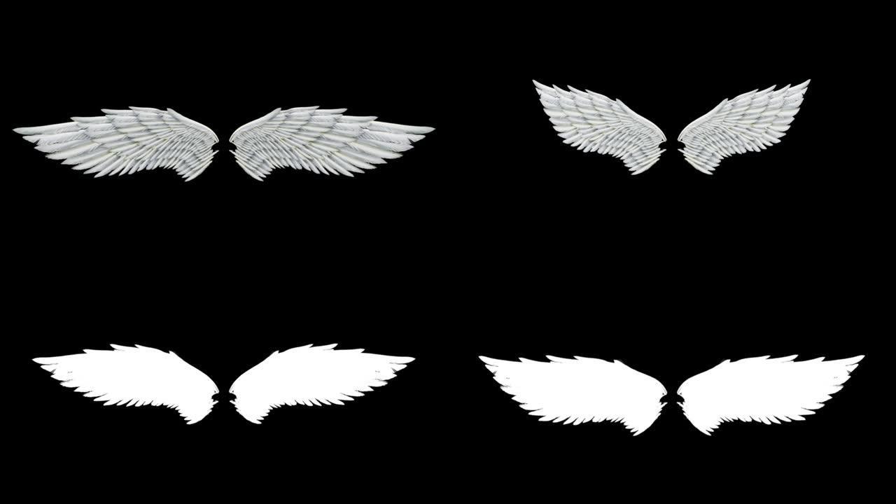 天使的翅膀。循环。易于使用。