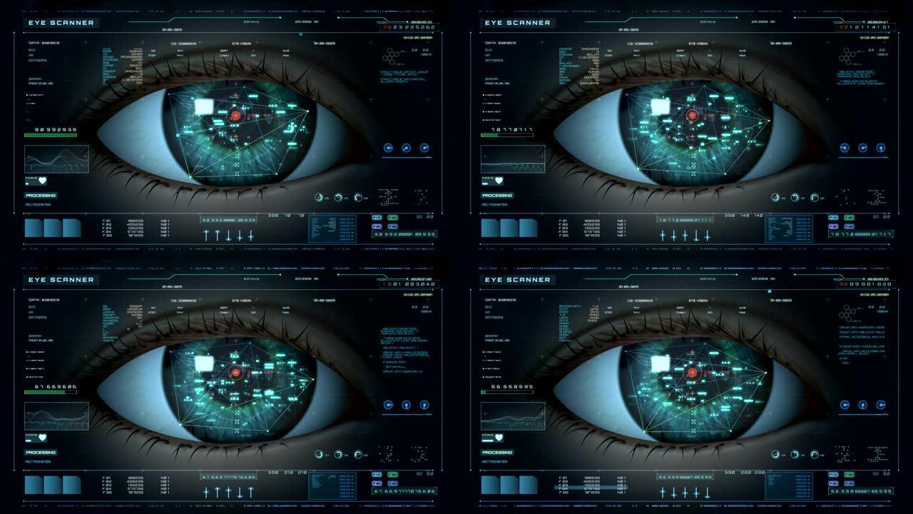 未来平视显示器视网膜扫描