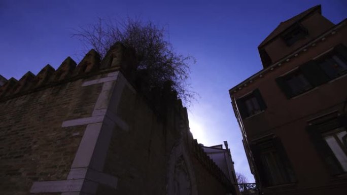 威尼斯的墙壁和建筑物