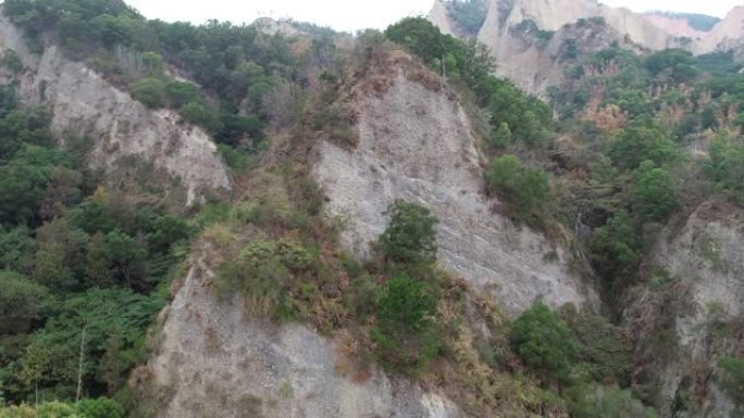 苗栗火山视频素材火山口火山灰山坡山峰