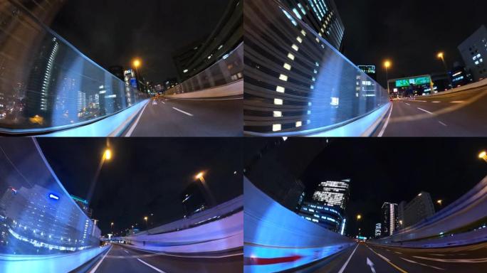 高速公路上的夜间驾驶