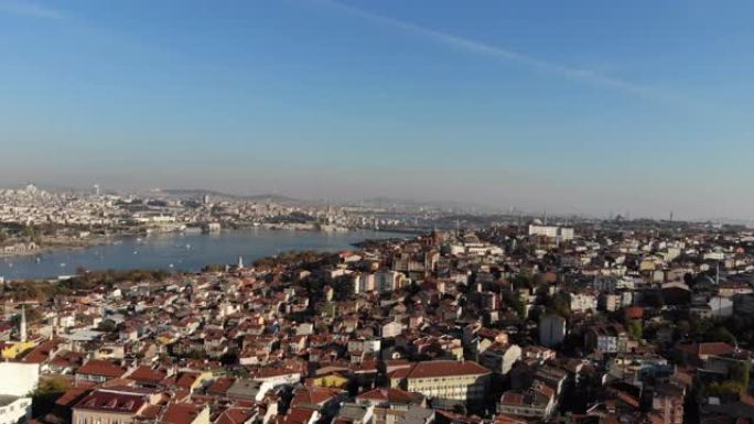 伊斯坦布尔外国城镇国外都市航拍风景风光