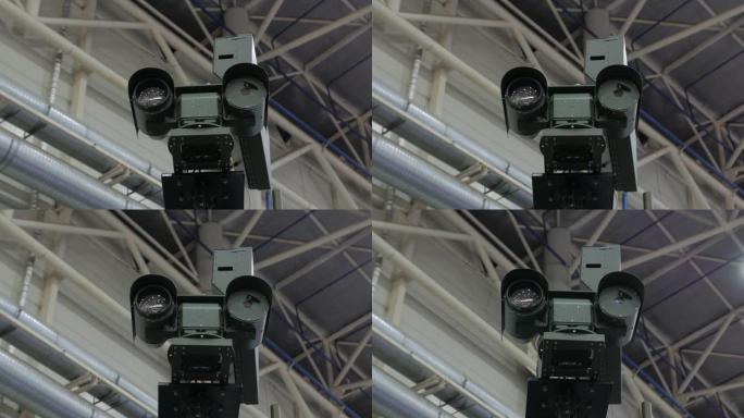 军事监控摄像头360度无死角影像高科技
