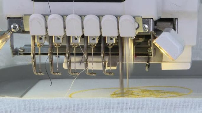 自动缝纫机。现代纺织工业 ..