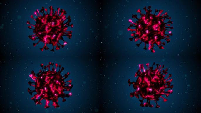 冠状病毒新型冠状病毒肺炎警报SOS。大流行病毒医疗健康风险，免疫学，病毒学，流行病学概念。