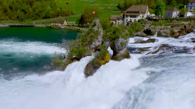 瑞士沙夫豪森的莱茵瀑布