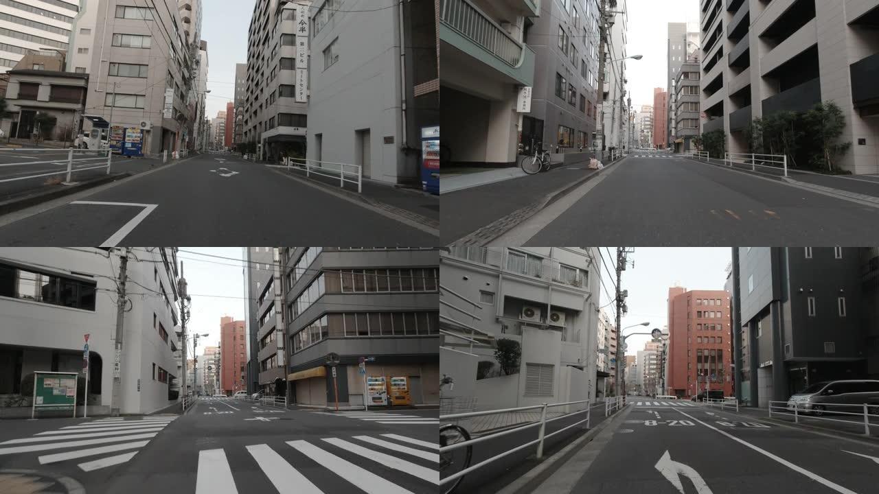 自行车视频，日本东京街