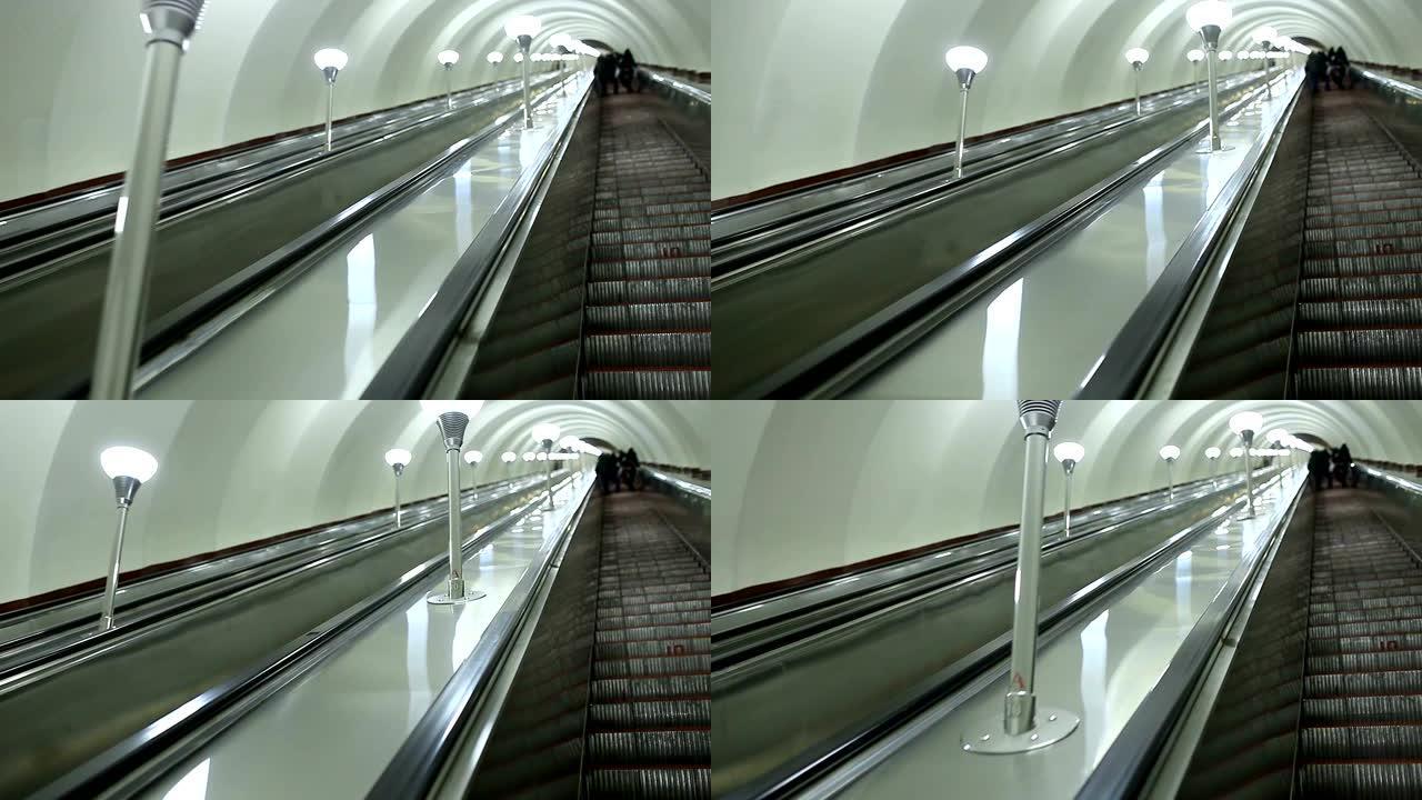 自动扶梯向上移动电梯城市公共场所