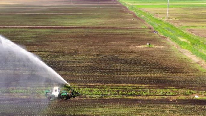 农田灌溉系统实拍