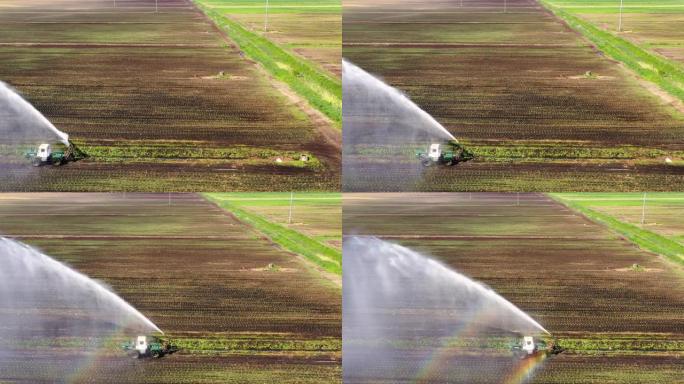 农田灌溉系统实拍