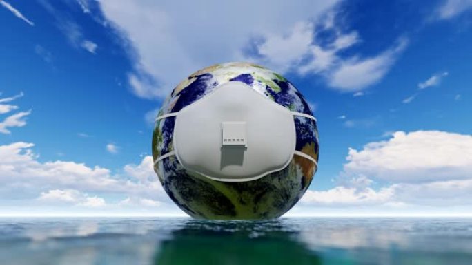 3D健康行星地球概念