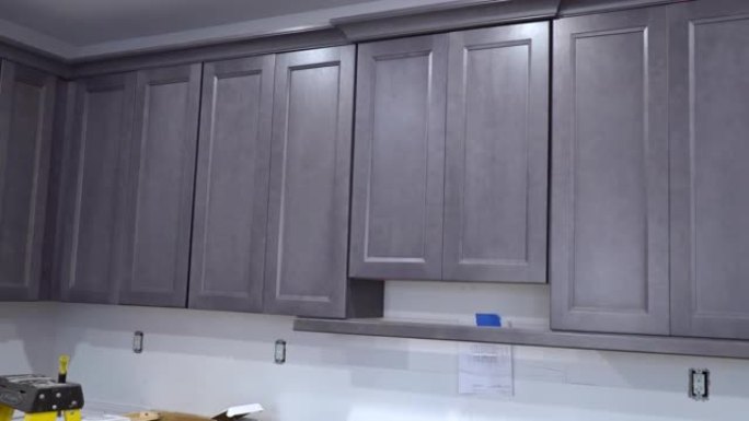 厨房改造家居装修视图安装在新厨房