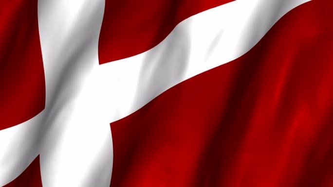 丹麦挥舞着4K国旗