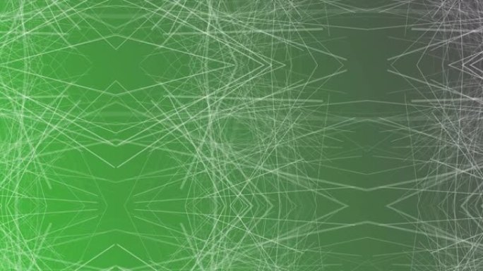 4k图形抽象连接网络线路绿色背景通信