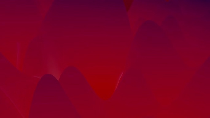抽象液体红紫梯度，内辉光表面像风景。4k无缝循环动画。美丽的颜色梯度作为抽象的液体波浪状背景。1