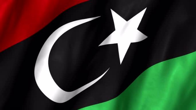 利比亚挥舞着4K国旗