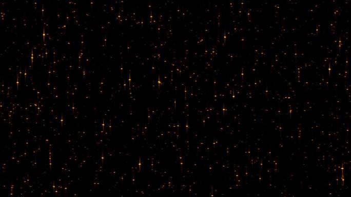 粒子无缝背景。辉光金色元素背景。