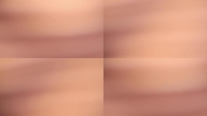 颜色粉色渐变。移动抽象模糊背景。颜色因位置而异。视频4k运动，3840x2160 ProRes 44
