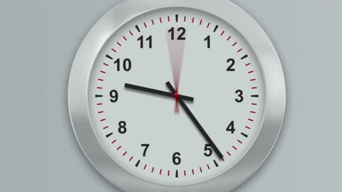 挂钟开始时间09.00 10.00在透明背景上。