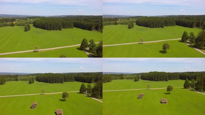 德国巴伐利亚景观绿草地绿化