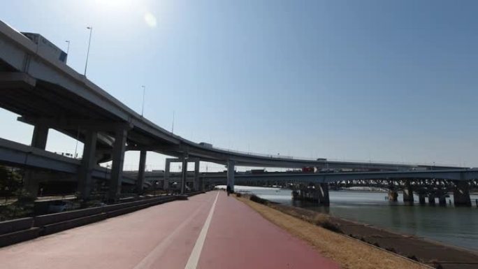 日本荒川自行车道自然风光