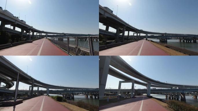 日本荒川自行车道自然风光