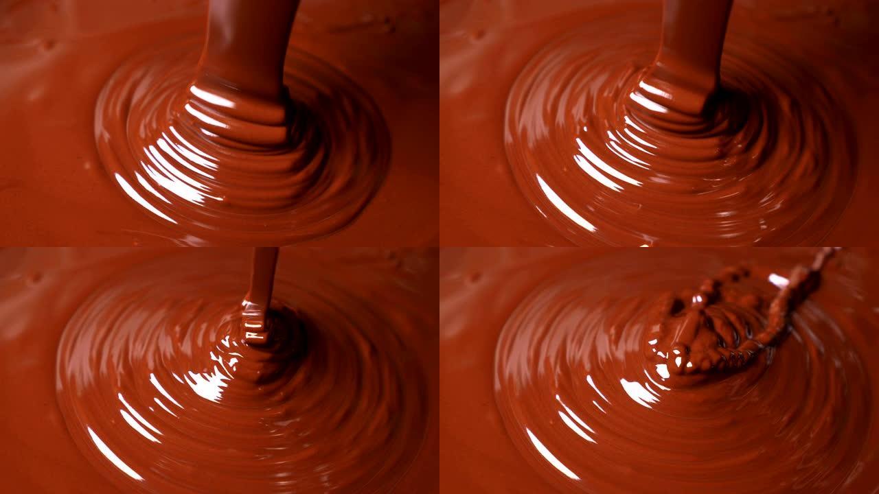 光泽巧克力巧克力浆制作巧克力凝固