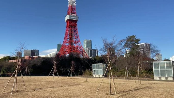 日本东京的芝公园日本东京的芝公园