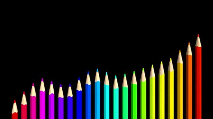 彩色铅笔用阿尔法面具绘制成功图