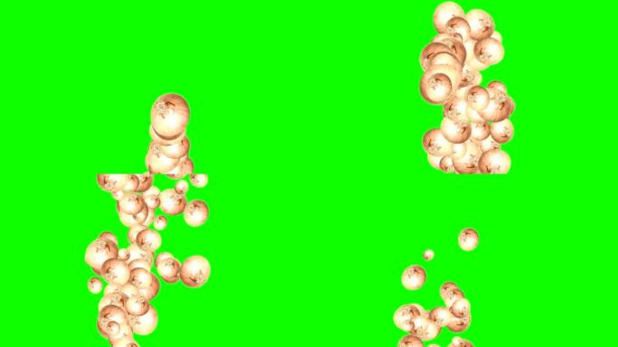 一组洋葱动画，可编辑背景，绿屏色键