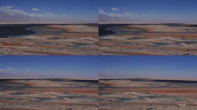 阿塔卡马沙漠中的泻湖