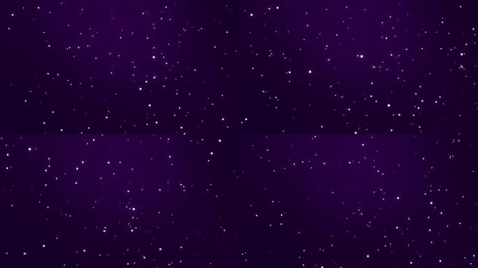动画深紫色夜空背景