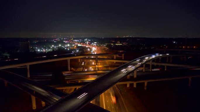亚特兰大航空v493夜间视野超低高速公路