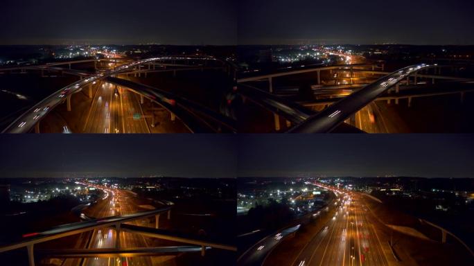 亚特兰大航空v493夜间视野超低高速公路