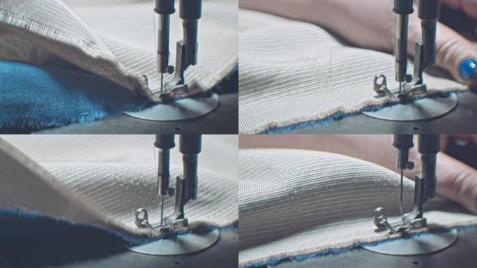 缝纫机脚踏带螺纹针的材料