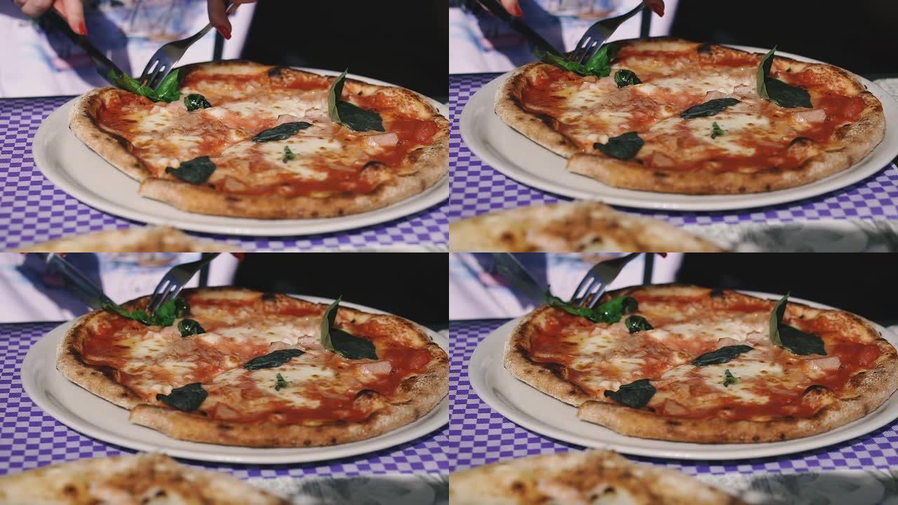 披萨。意大利国菜披萨。