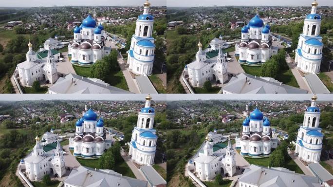 Bogolyubsky修道院从直升机