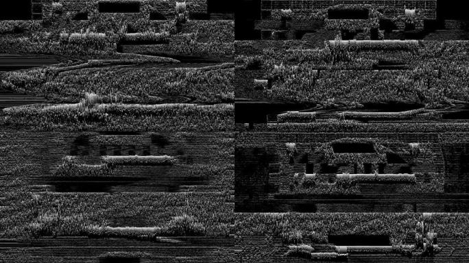 故障电视静态噪声失真信号问题