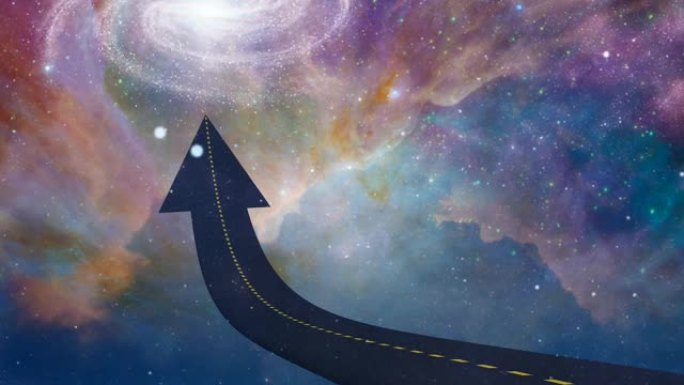 高速公路到太空通向宇宙星空的道路