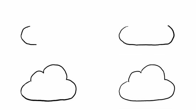 绘制云动画，绘制云技术动画