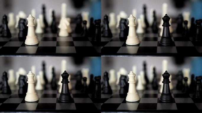 慢动作中的失败-国际象棋玩家