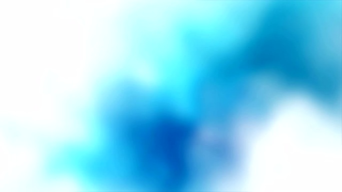 亮蓝色液体流动烟雾抽象视频动画